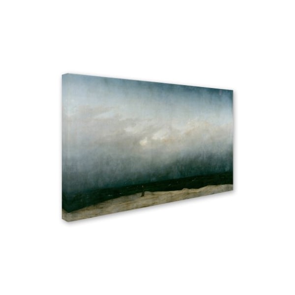 Caspar David Friedrich 'Monk By The Sea' Canvas Art,30x47